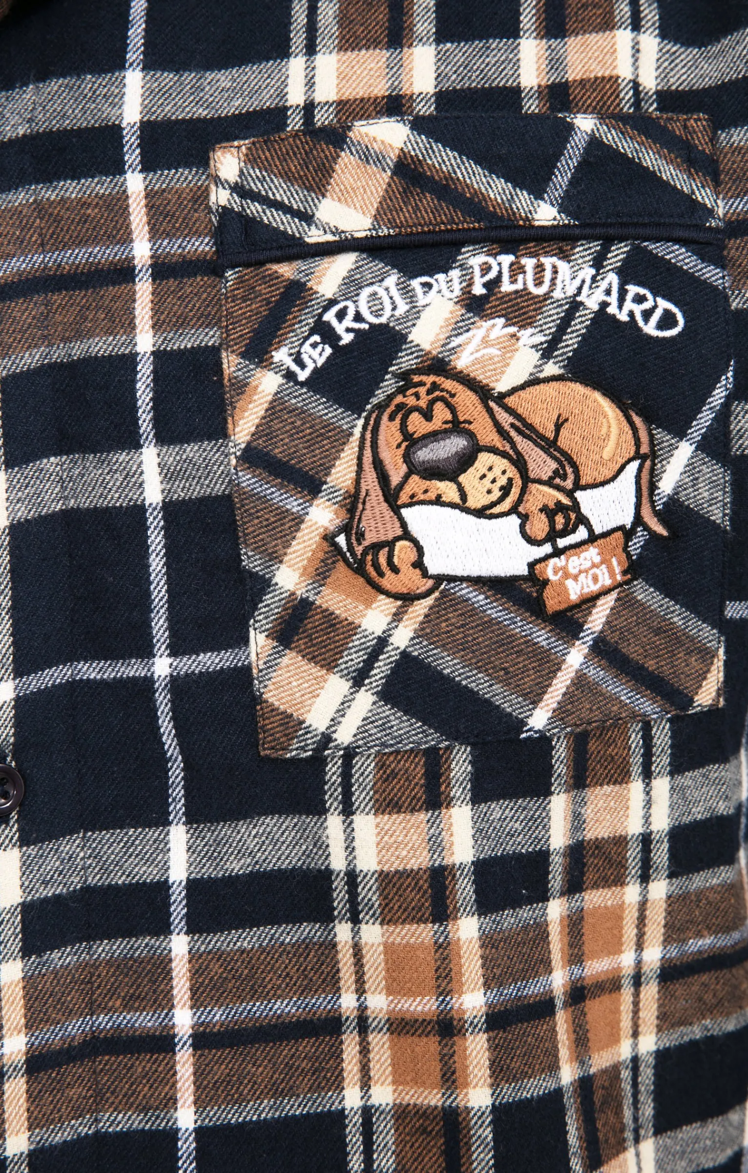 Sous-vêtements & Nuit<Armand Thiery Pyjama long carreaux - Camel