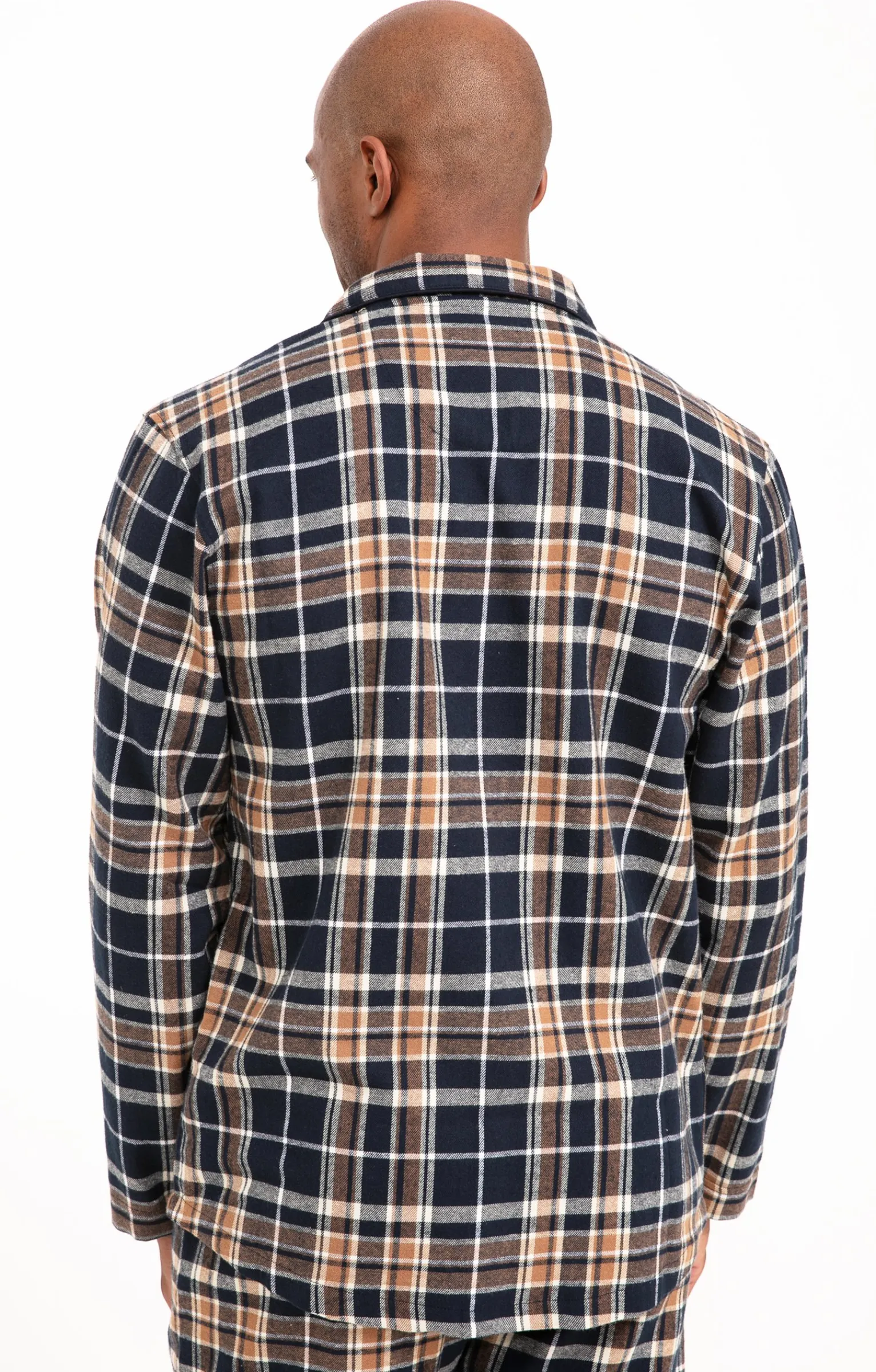 Sous-vêtements & Nuit<Armand Thiery Pyjama long carreaux - Camel