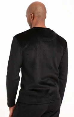 Sous-vêtements & Nuit<Armand Thiery Pyjama long Côtelé - Noir