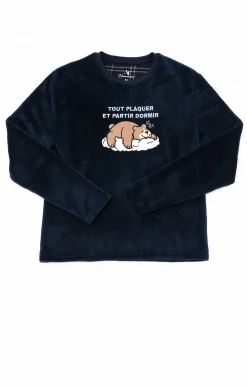 Sous-vêtements & Nuit<Armand Thiery Pyjama long dormir - Marine