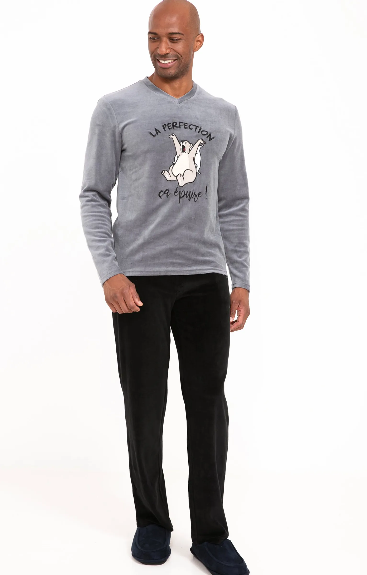 Sous-vêtements & Nuit<Armand Thiery Pyjama long perfect - Grismoyen