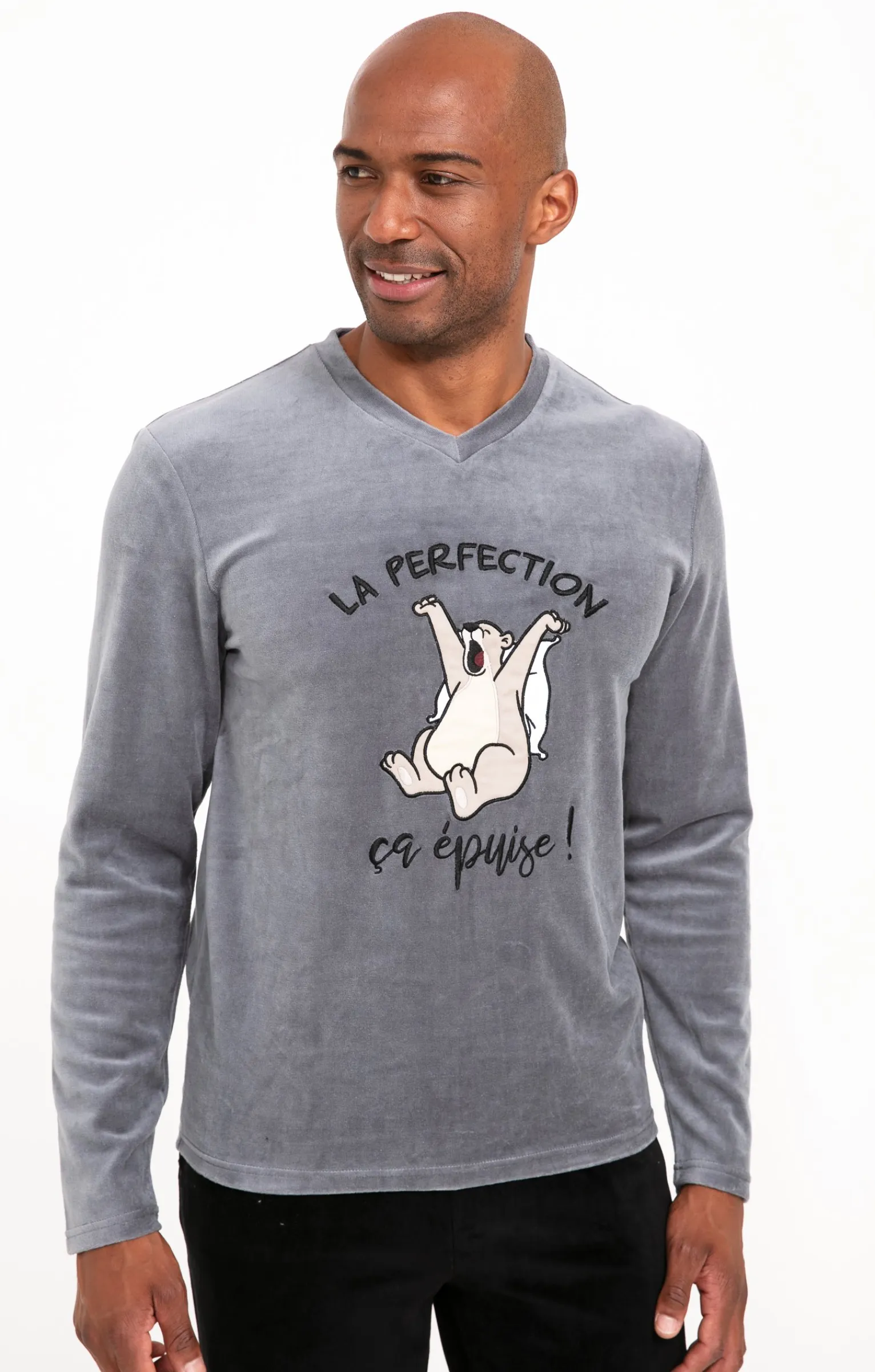 Sous-vêtements & Nuit<Armand Thiery Pyjama long perfect - Grismoyen