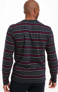 Sous-vêtements & Nuit<Armand Thiery Pyjama long Ray - Marine