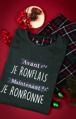 Sous-vêtements & Nuit<Armand Thiery Pyjama long ronronne - Vert