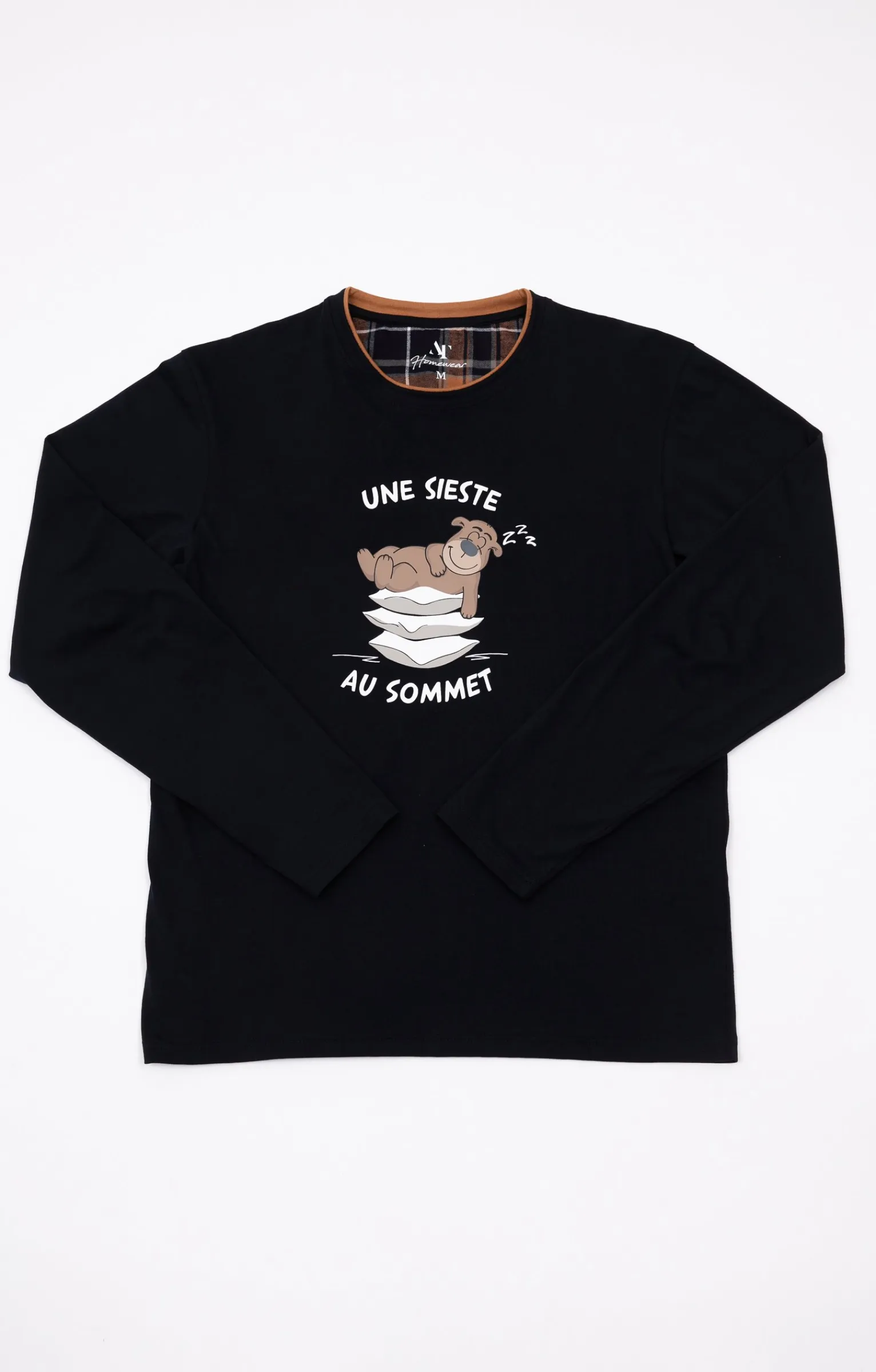 Sous-vêtements & Nuit<Armand Thiery Pyjama long sommet - Camel