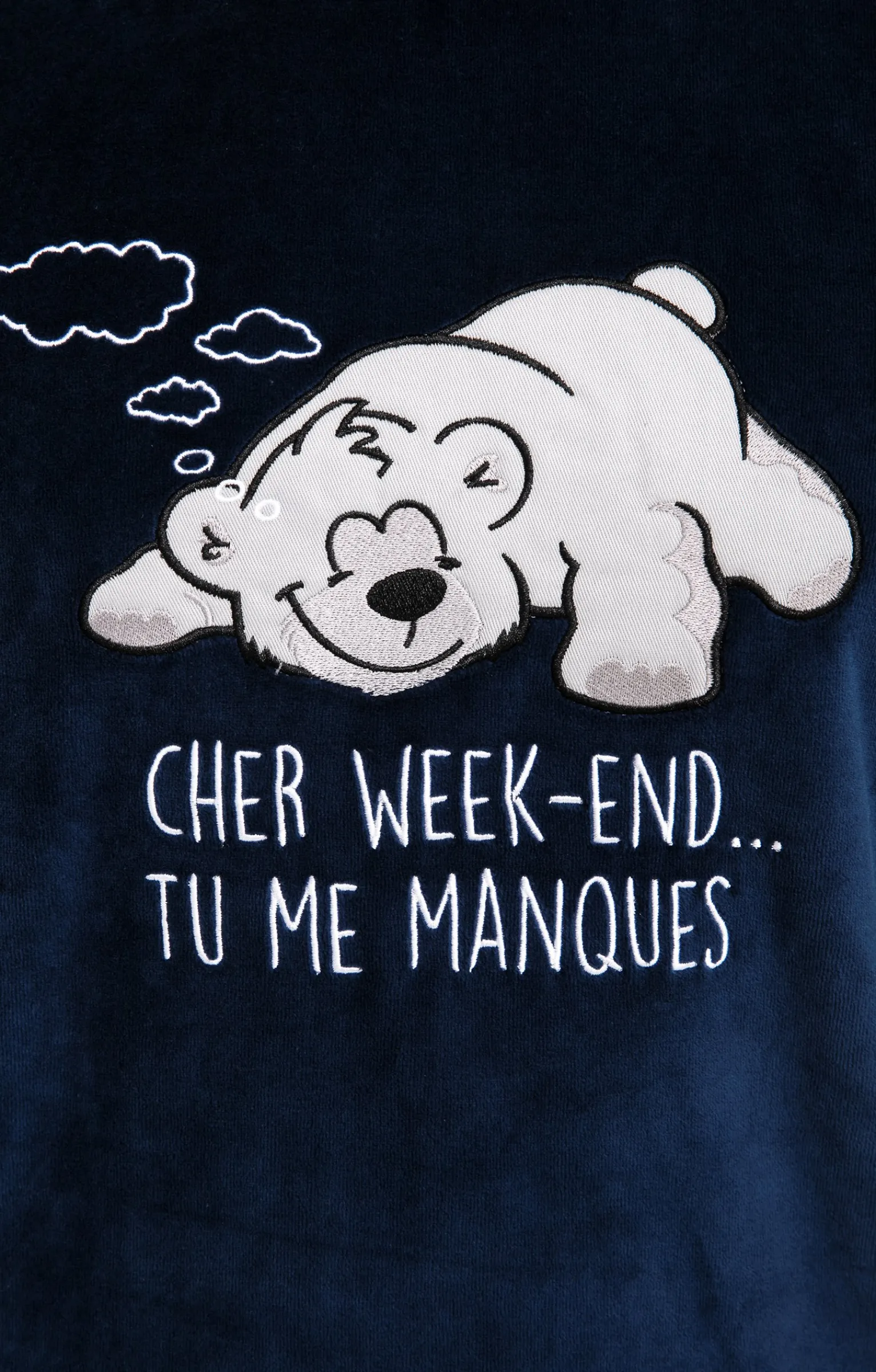 Sous-vêtements & Nuit<Armand Thiery Pyjama long week-end - Marine