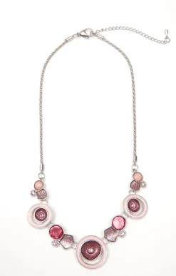 Accessoires<Armand Thiery Ras de cou détails strass et résine - Rose
