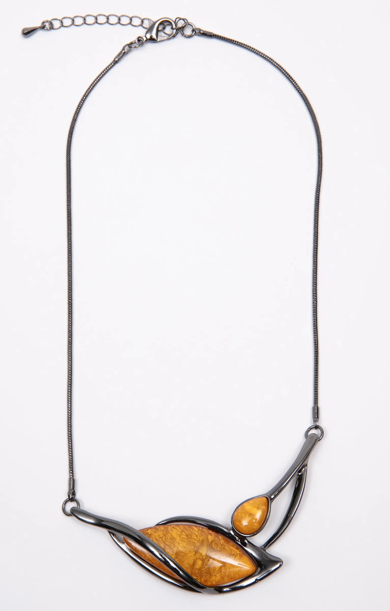 Accessoires<Armand Thiery Ras de cou feuille - Ocre