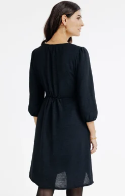 Robes<Armand Thiery Robe doublée avec boutons coeur - Noir