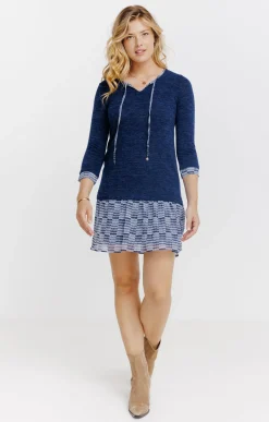 Robes<Armand Thiery Robe 2-en-1 - Bleu