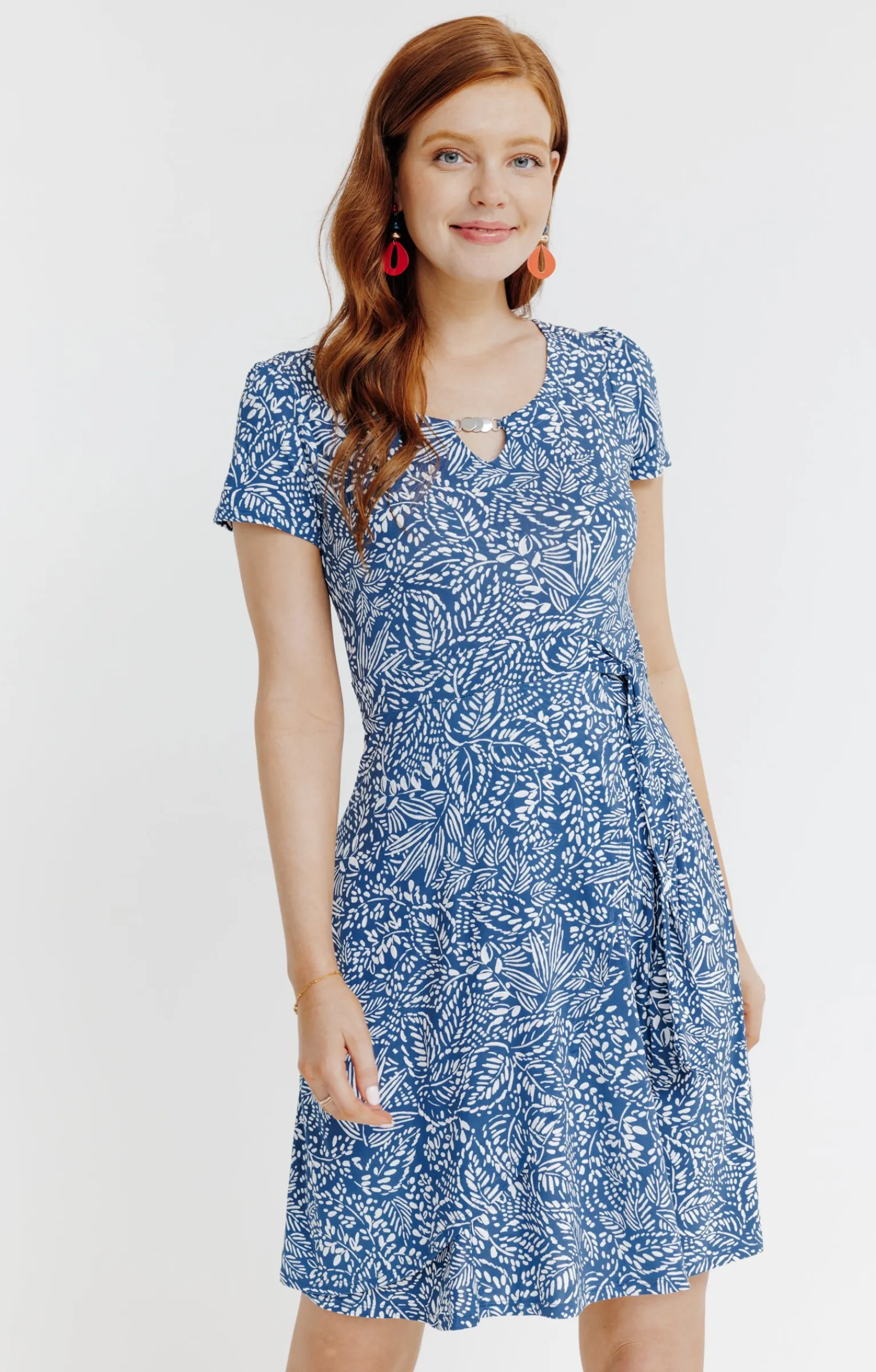 Robes<Armand Thiery Robe en maille - Bleu