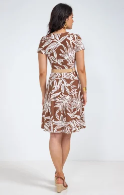 Robes<Armand Thiery Robe en maille - Marronclair