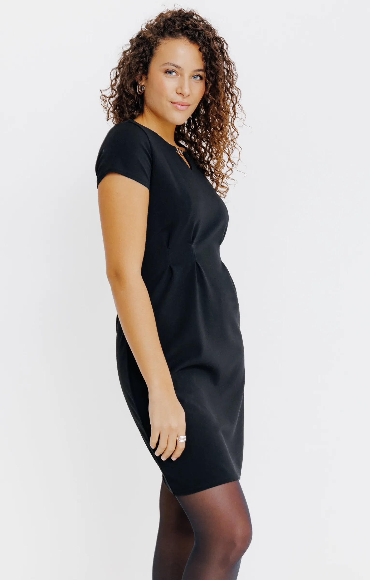 Robes<Armand Thiery ROBE EN MAILLE STRUCTURE - Noir