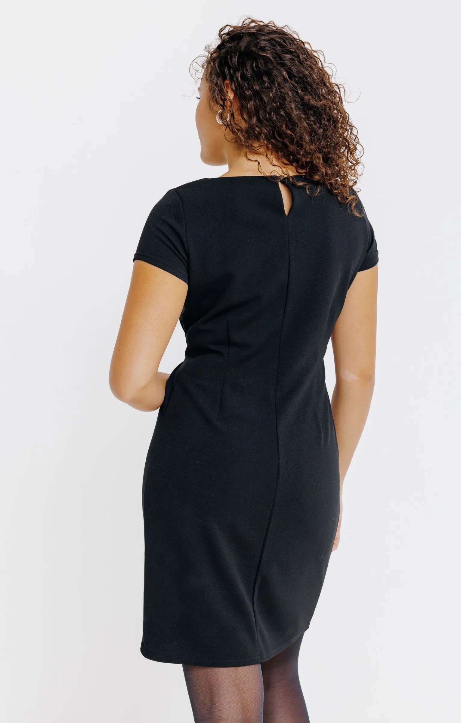 Robes<Armand Thiery ROBE EN MAILLE STRUCTURE - Noir