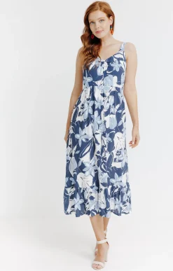 Robes<Armand Thiery Robe longue - Marine