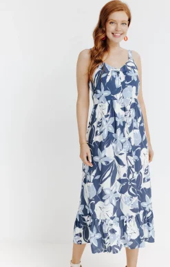 Robes<Armand Thiery Robe longue - Marine