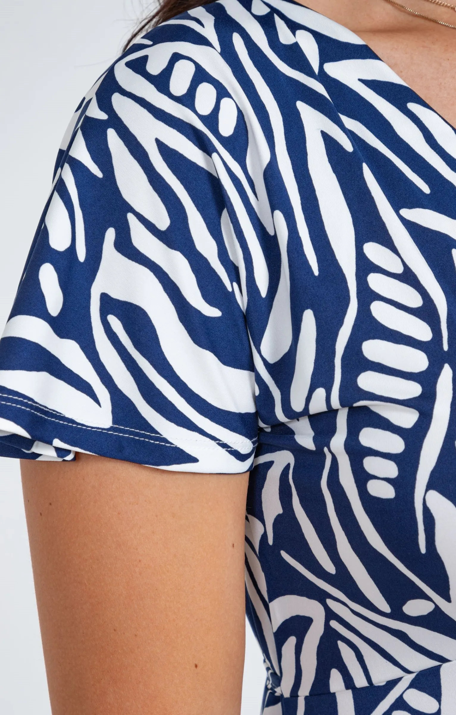 Robes<Armand Thiery Robe longue en maille - Bleu