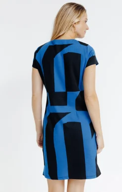 Robes<Armand Thiery Robe maille jacquard - Bleudur