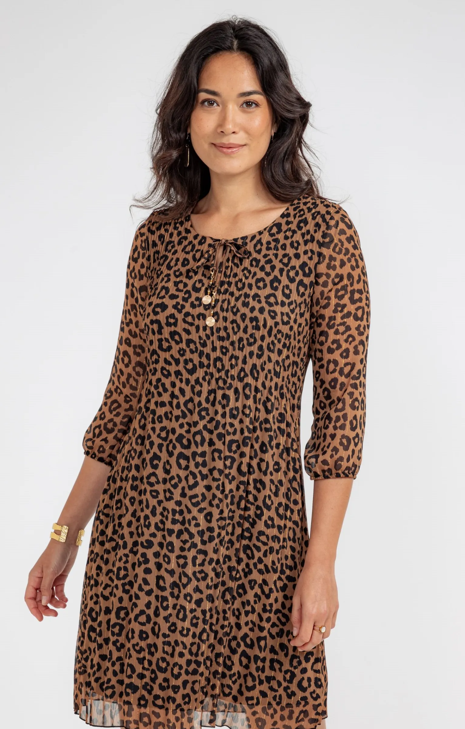 Robes<Armand Thiery Robe plissée - Camel