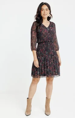 Robes<Armand Thiery Robe plissée - Noir
