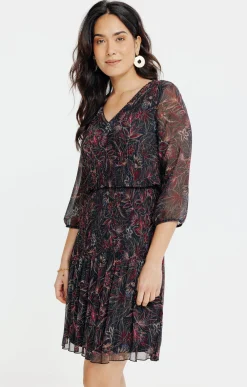 Robes<Armand Thiery Robe plissée - Noir