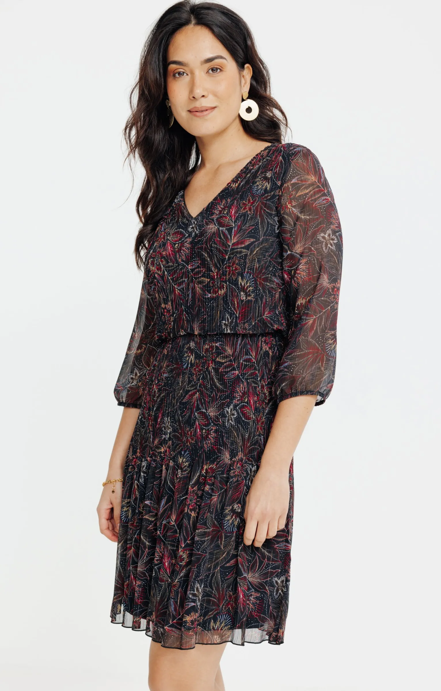 Robes<Armand Thiery Robe plissée - Noir