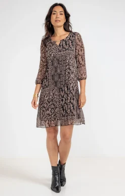 Robes<Armand Thiery Robe plissée - Noir