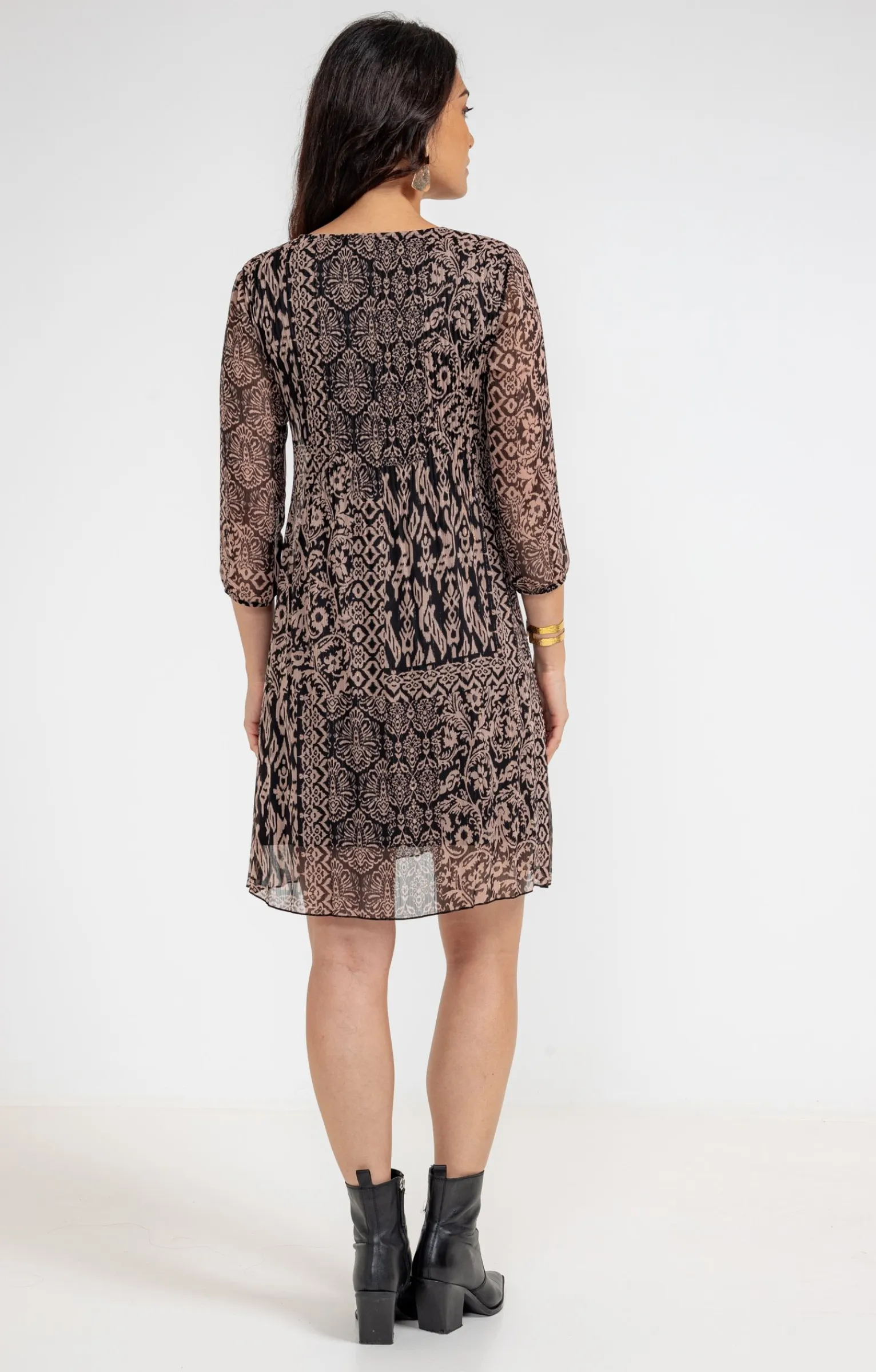 Robes<Armand Thiery Robe plissée - Noir