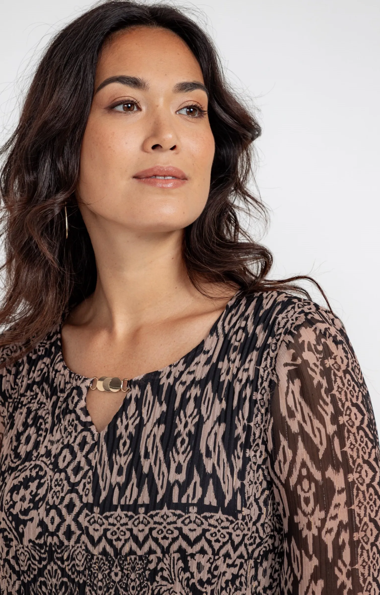 Robes<Armand Thiery Robe plissée - Noir