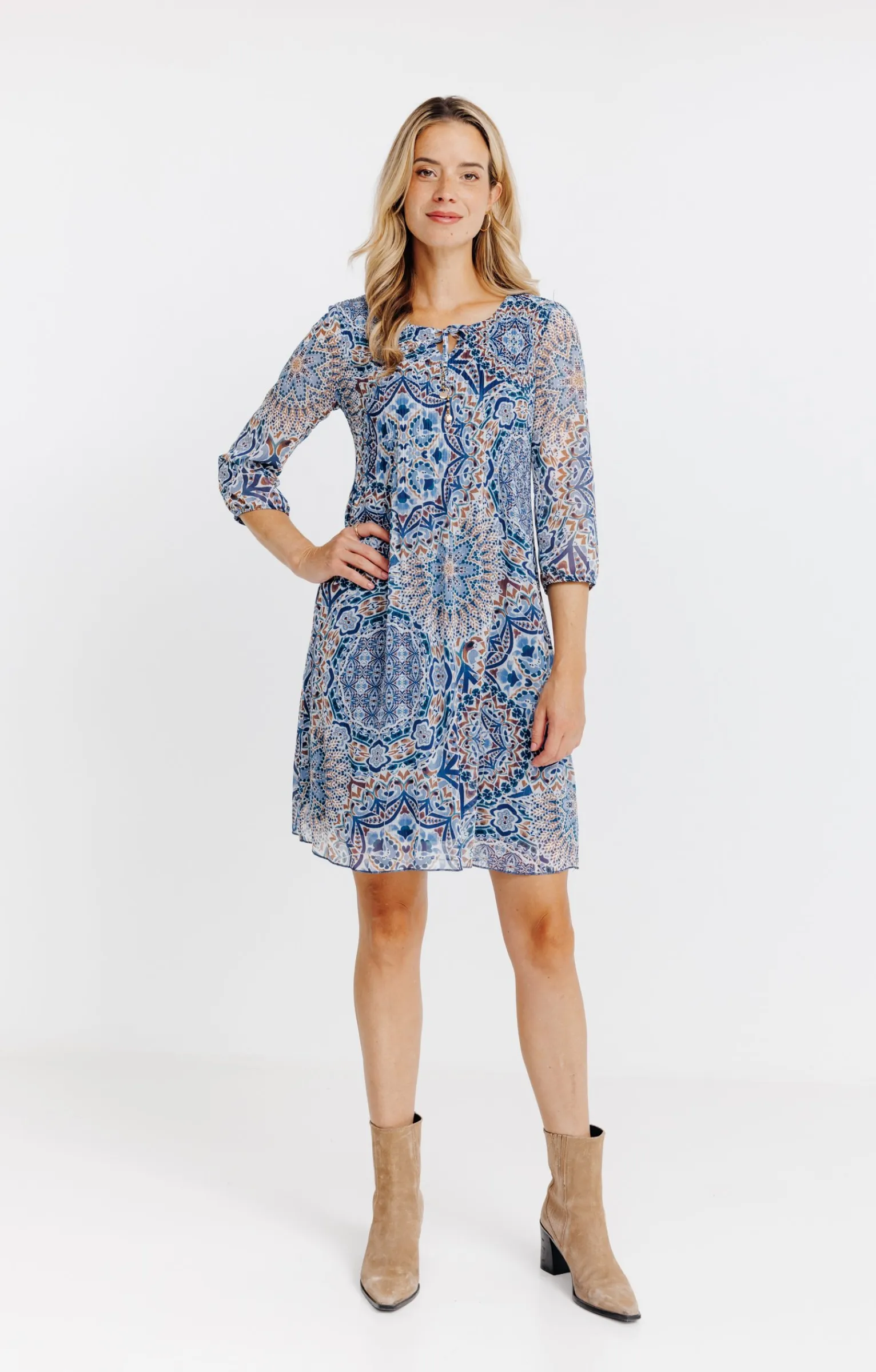 Robes<Armand Thiery Robe plissée - Écru