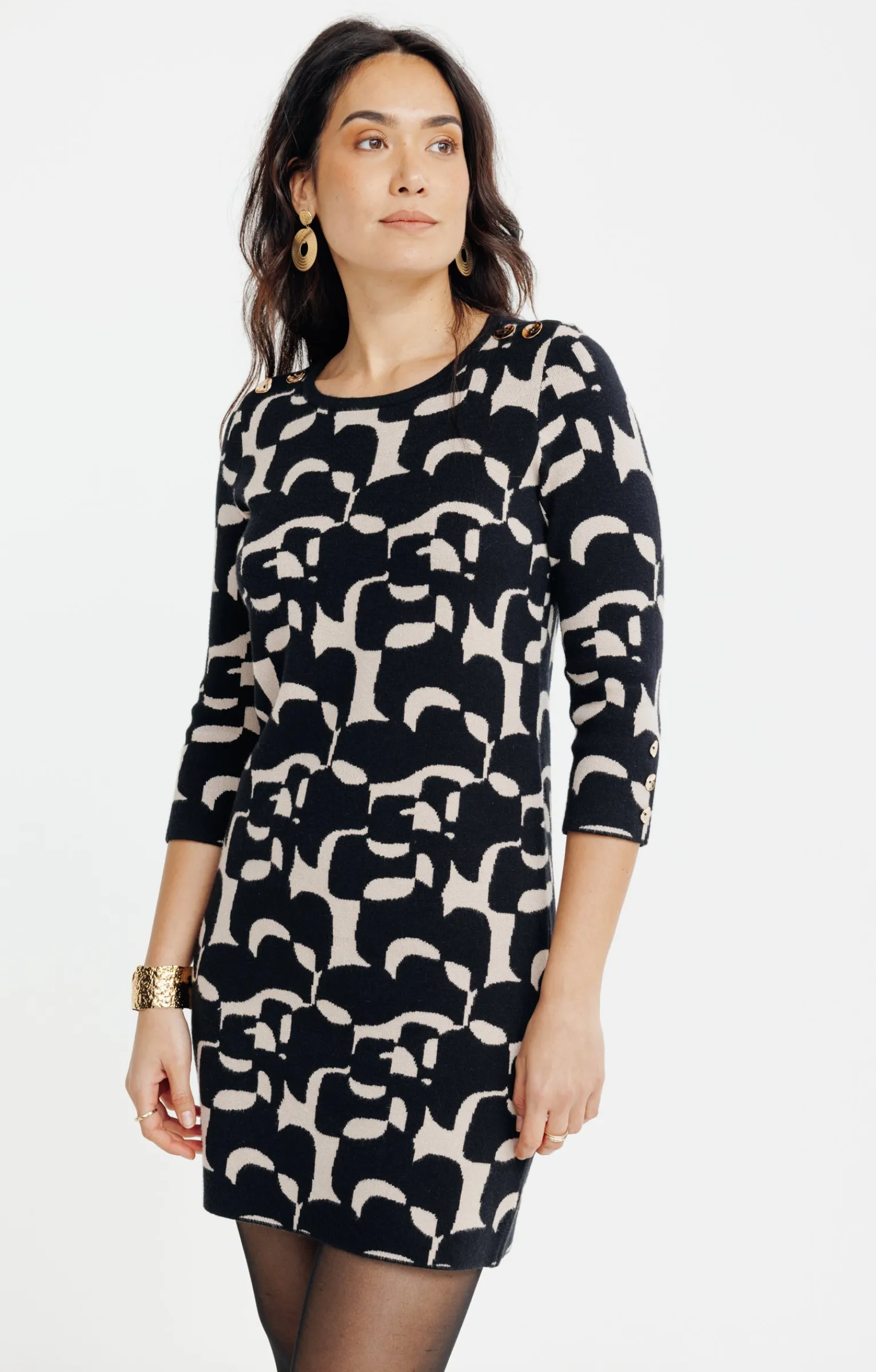 Robes<Armand Thiery Robe pull - Noir