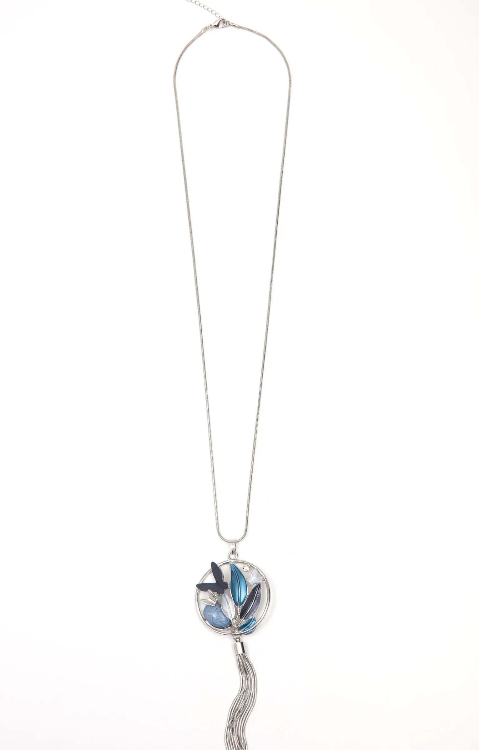 Accessoires<Armand Thiery Sautoir avec pendentif cercle - Indigo