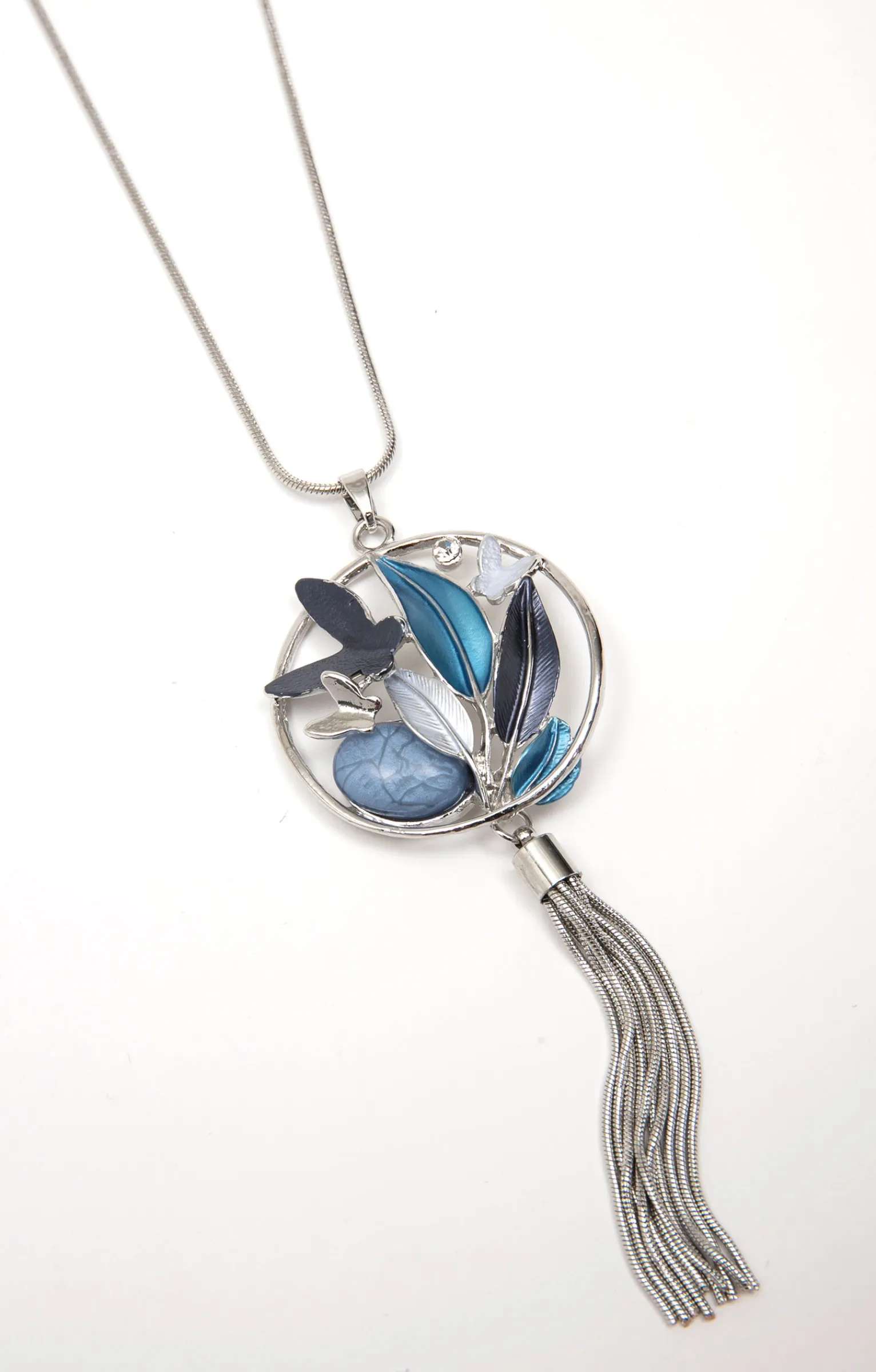 Accessoires<Armand Thiery Sautoir avec pendentif cercle - Indigo