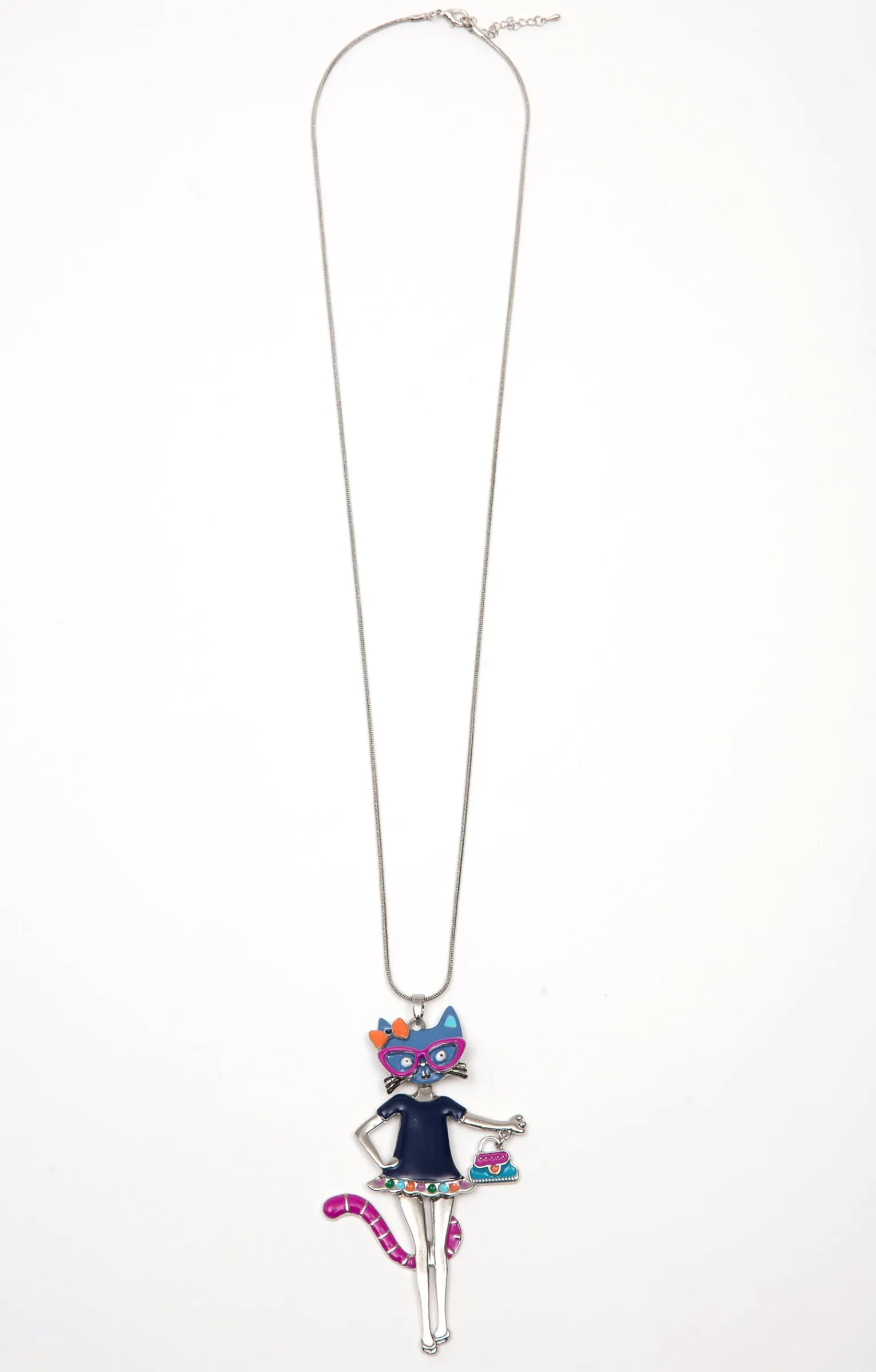 Accessoires<Armand Thiery Sautoir pendentif chat - Multicolore