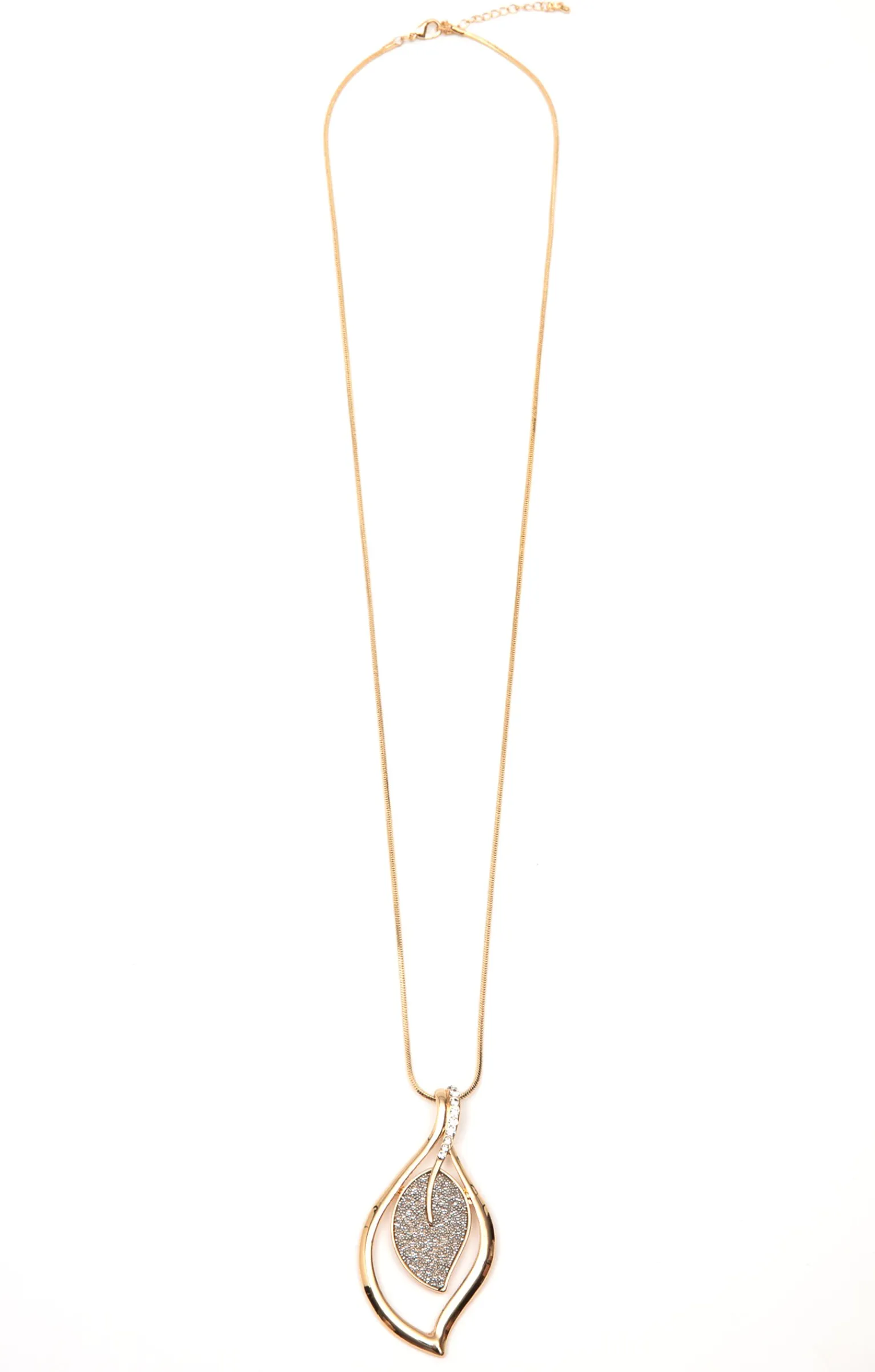 Accessoires<Armand Thiery Sautoir pendentif feuille - Or