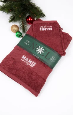 Accessoires<Armand Thiery Serviette Mamie - Framboise