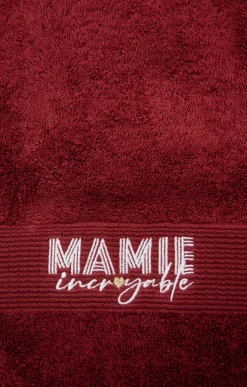 Accessoires<Armand Thiery Serviette Mamie - Framboise