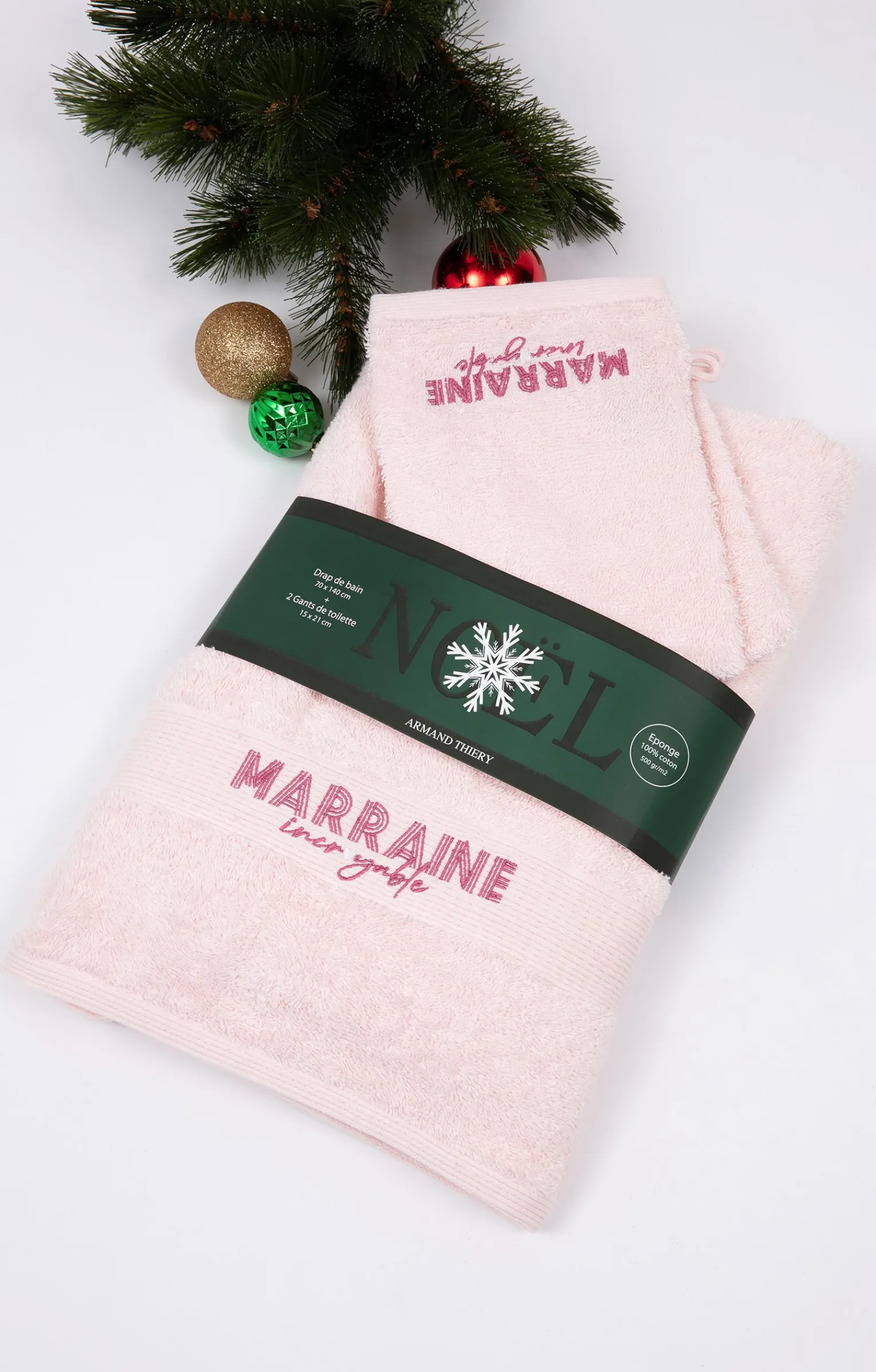 Accessoires<Armand Thiery Serviette Marraine - Rose