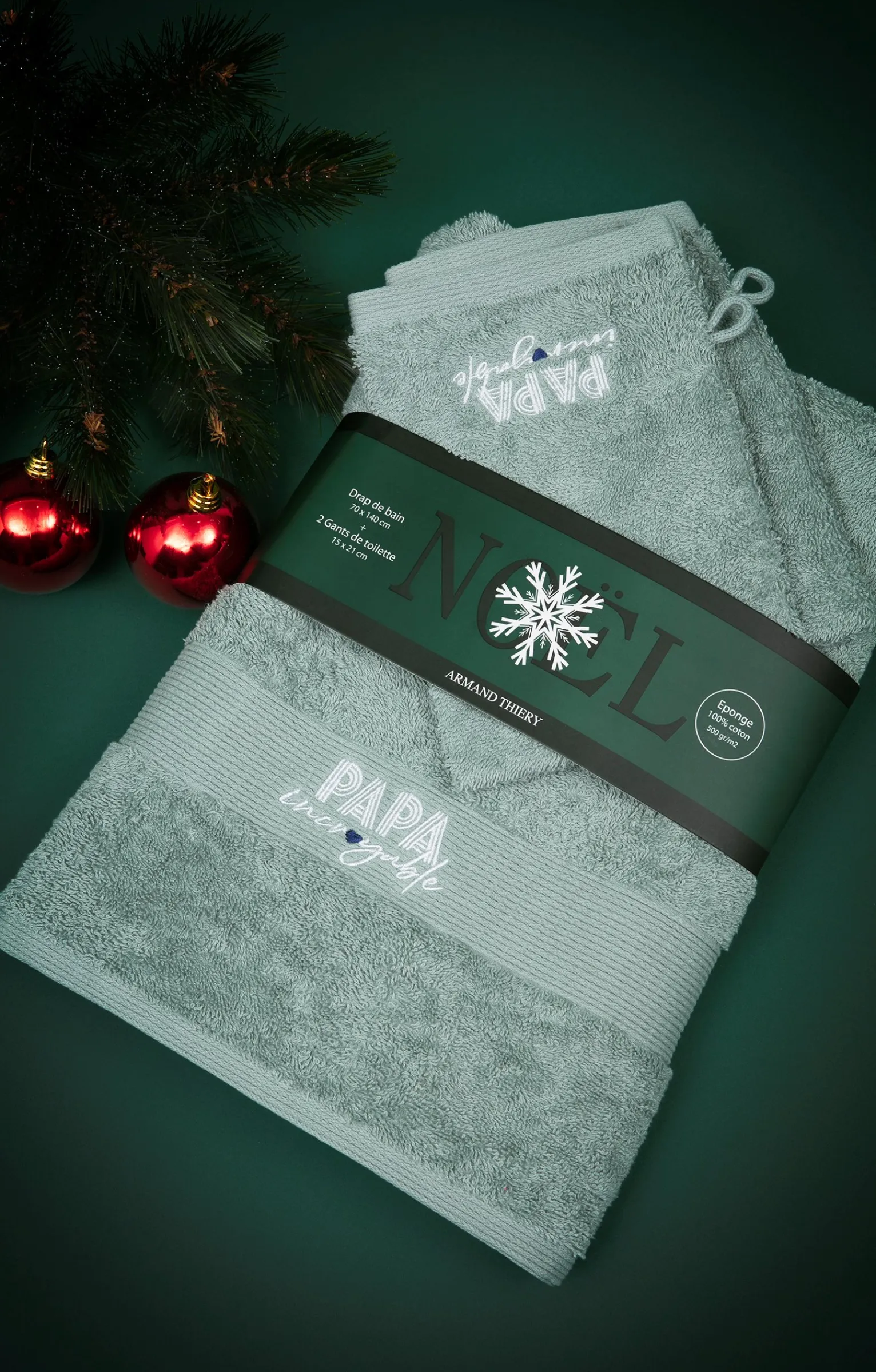 Accessoires<Armand Thiery Serviette Papa - Vert