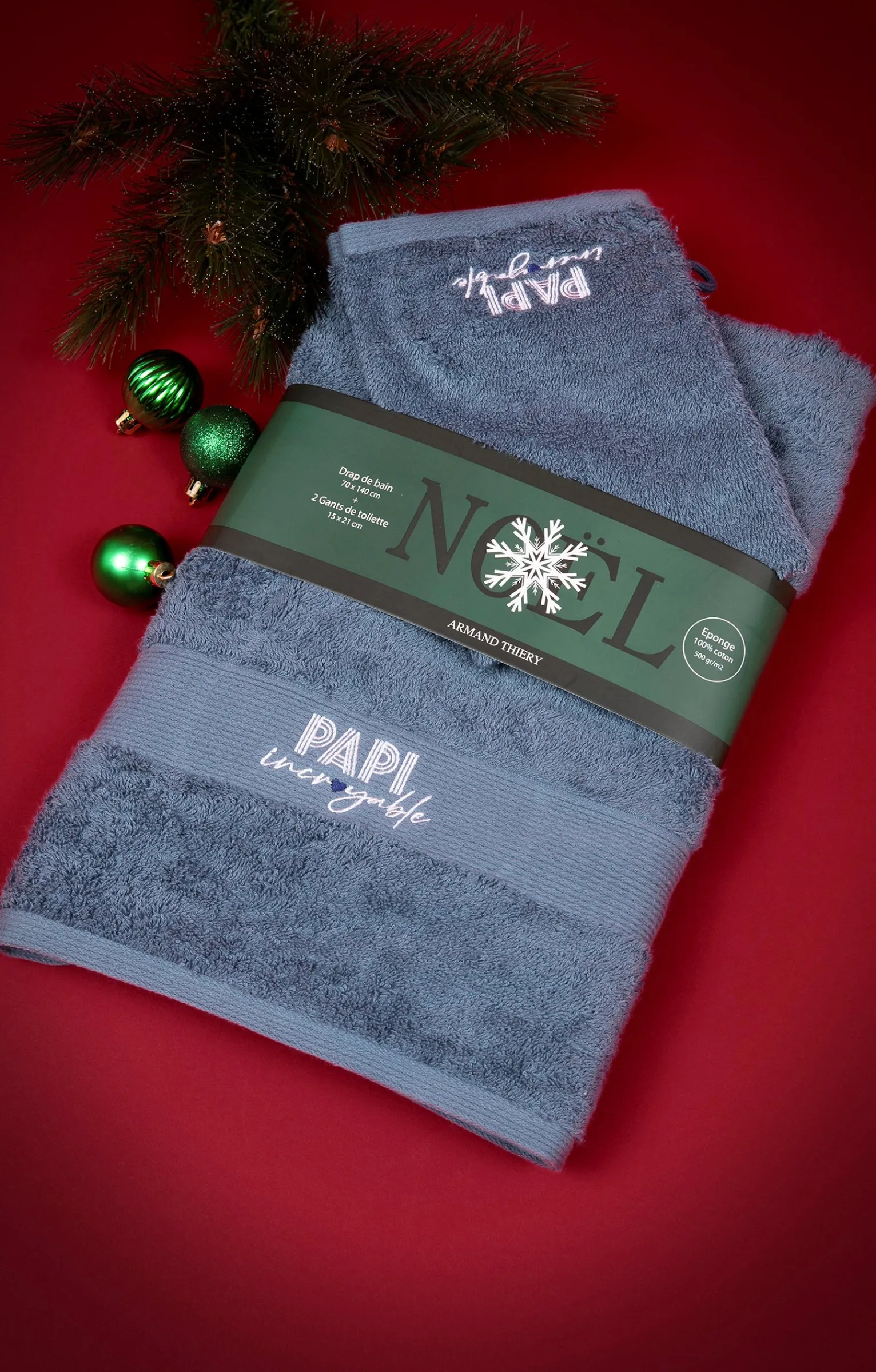 Accessoires<Armand Thiery Serviette Papi - Bleu