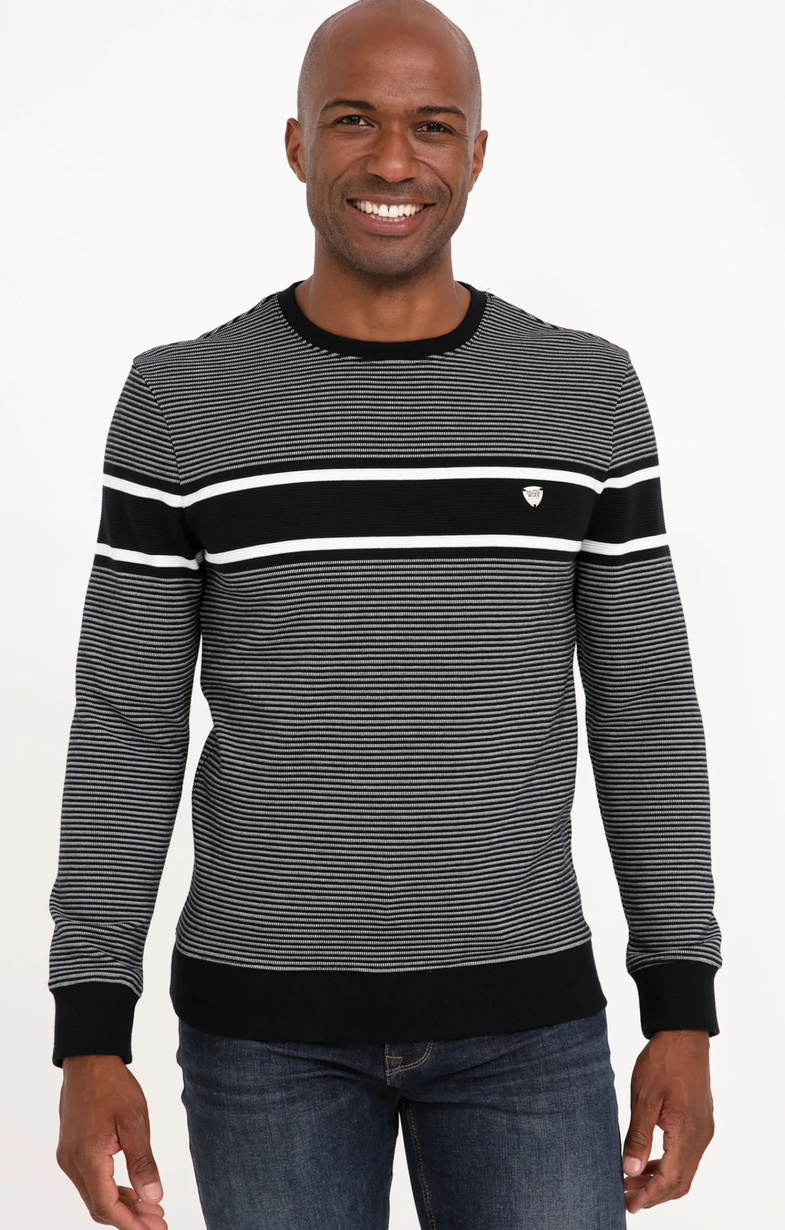 Polos & Tee-shirts<Armand Thiery Sweat manches longues Charles - Marine