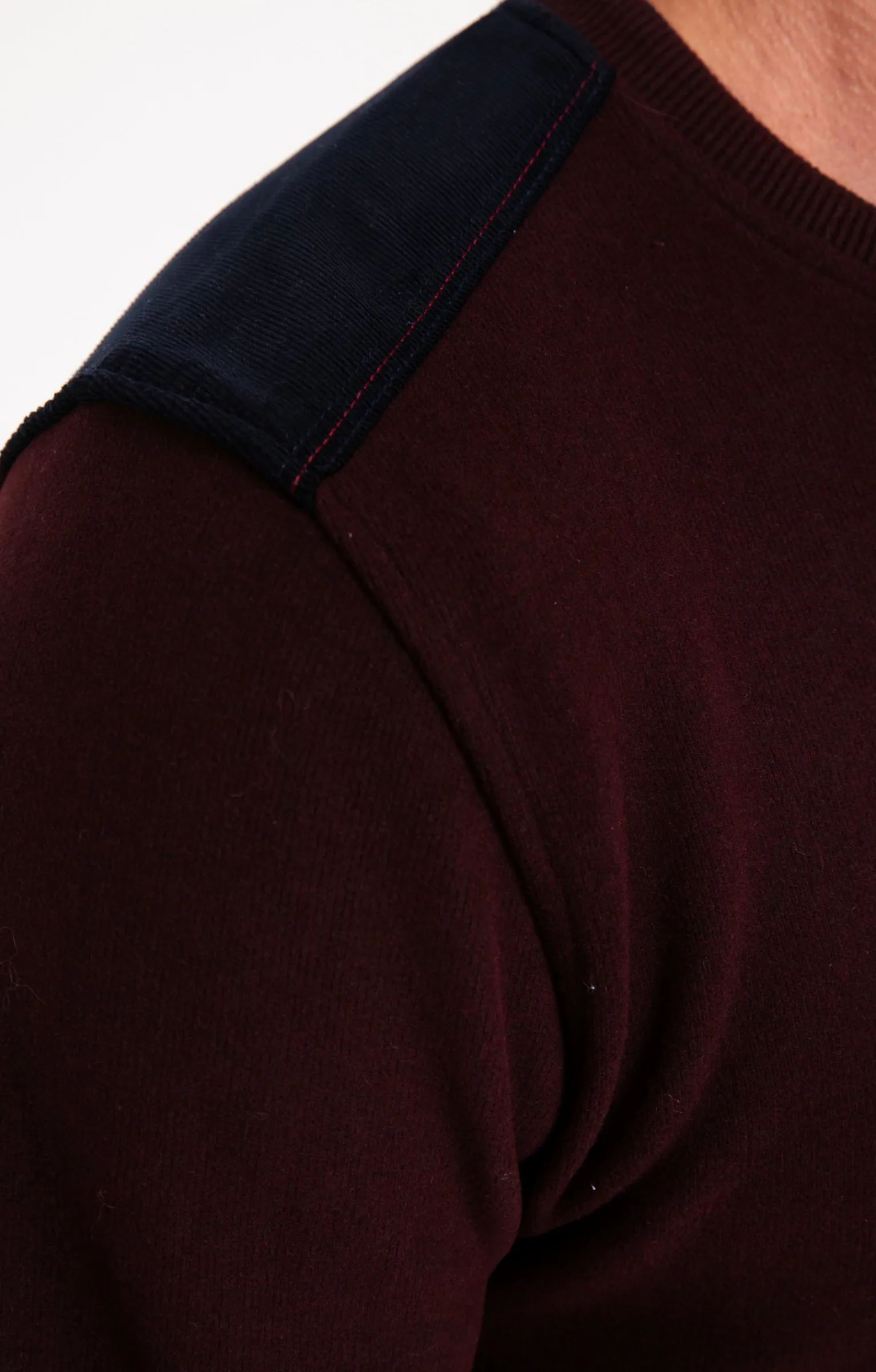 Polos & Tee-shirts<Armand Thiery Sweat manches longues Contraste - Prune