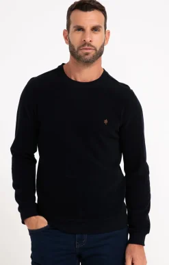 Polos & Tee-shirts<Armand Thiery Sweat manches longues Dolce - Marine