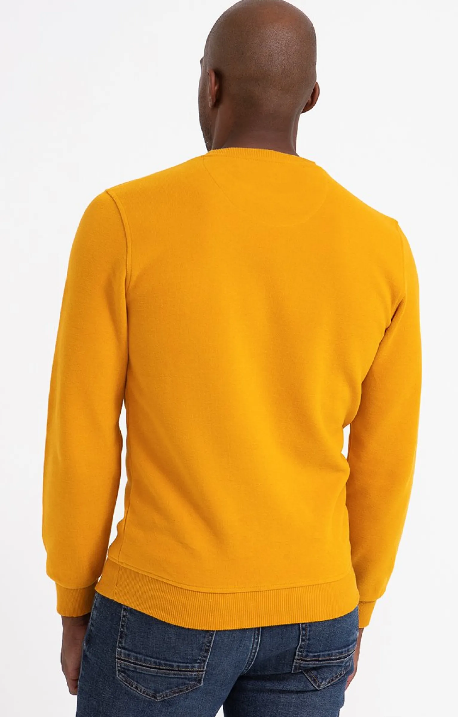 Polos & Tee-shirts<Armand Thiery Sweat manches longues Dolce - Jaune