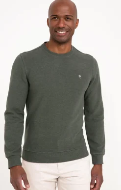 Polos & Tee-shirts<Armand Thiery Sweat manches longues Dolce - Kakiclair
