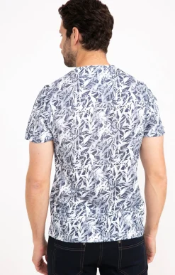 Polos & Tee-shirts<Armand Thiery Tee shirt manches courtes Brume - Blanc