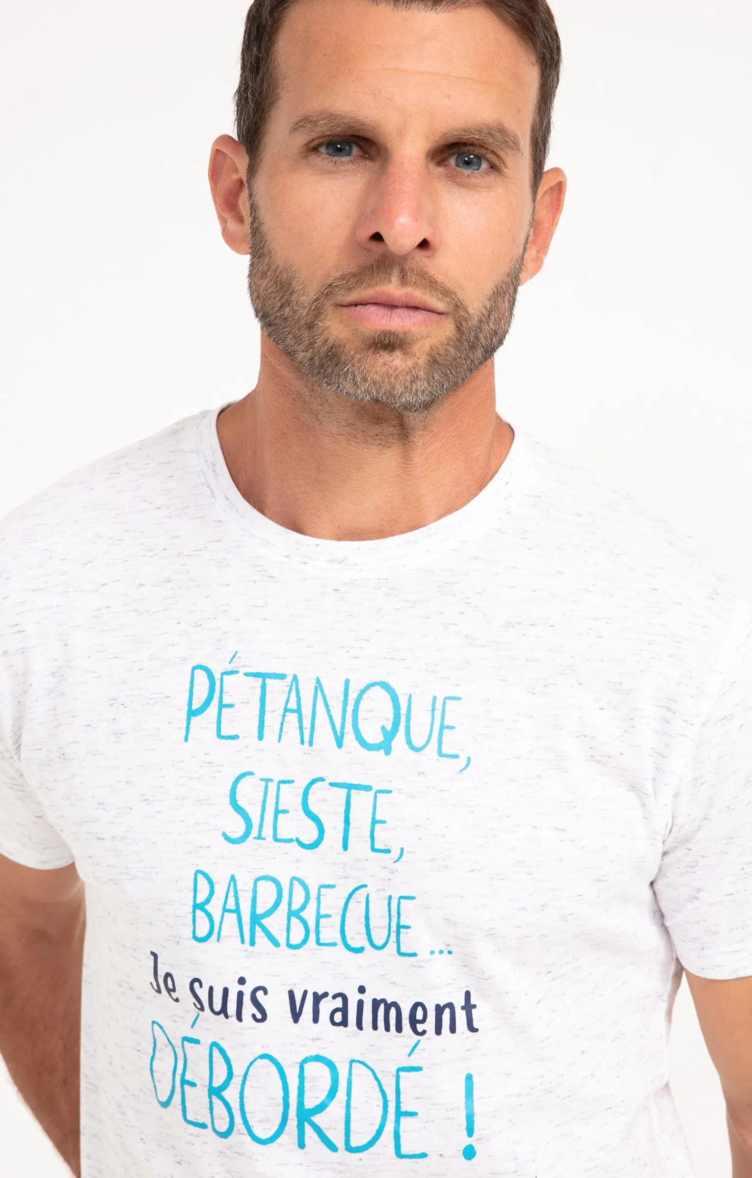 Polos & Tee-shirts<Armand Thiery Tee-shirt Débordé - Blanc
