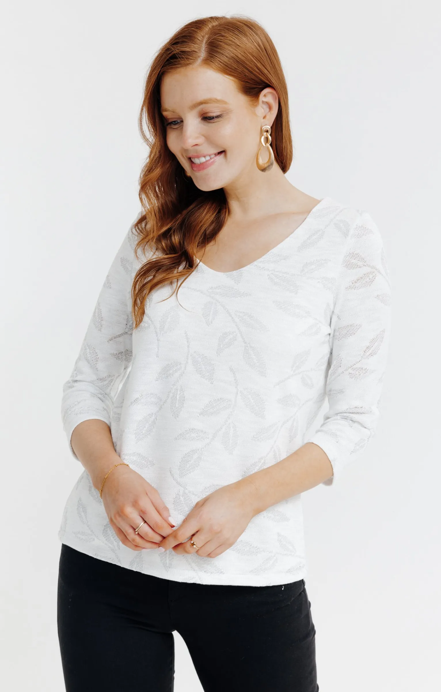 Tee-shirts<Armand Thiery Tee-shirt fantaisie - Écru