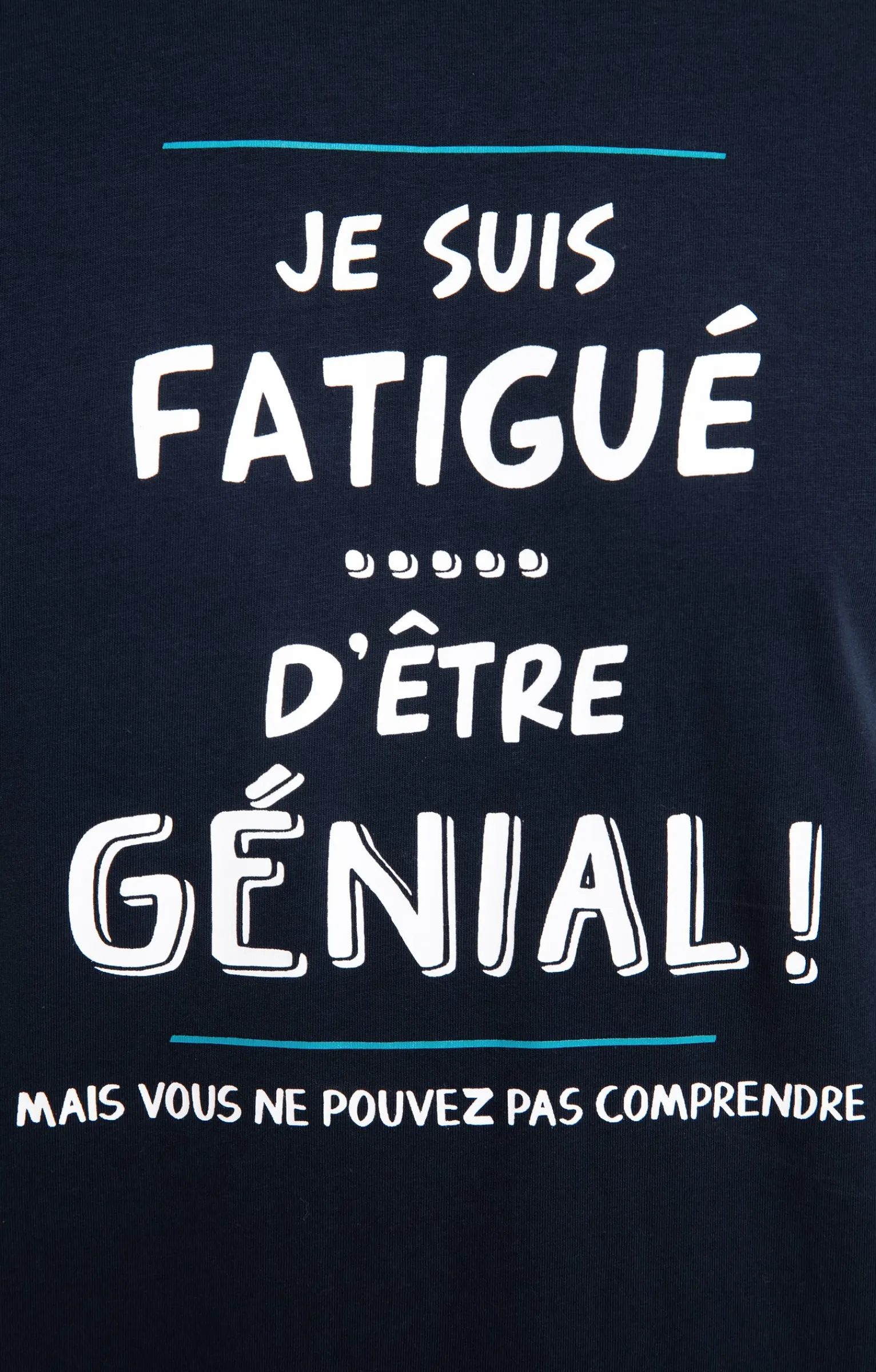 Polos & Tee-shirts<Armand Thiery Tee-shirt fatigué d'être génial - Marine