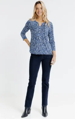 Tee-shirts<Armand Thiery Tee-shirt imprimé - Bleu